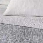 Housse de couette à motifs chevrons FLEETWOOD- Par Brunelli - Housse de couette Brunelli - Literie-Déco et moi 