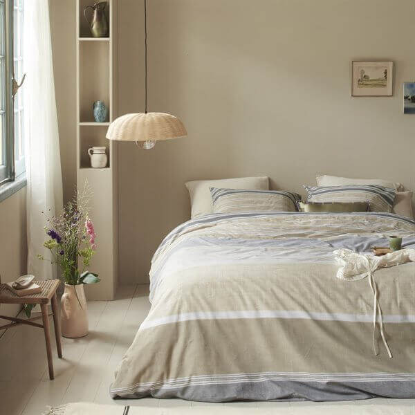 Housse de couette a rayures MOCKTAIL- Par Brunelli - Housse de couette Brunelli - Literie-Déco et moi 