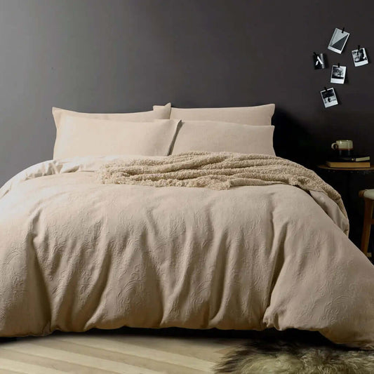 Housse de couette ARIA ( sable ) Housse de couette  ,disponible chez Literie-Déco et moi 