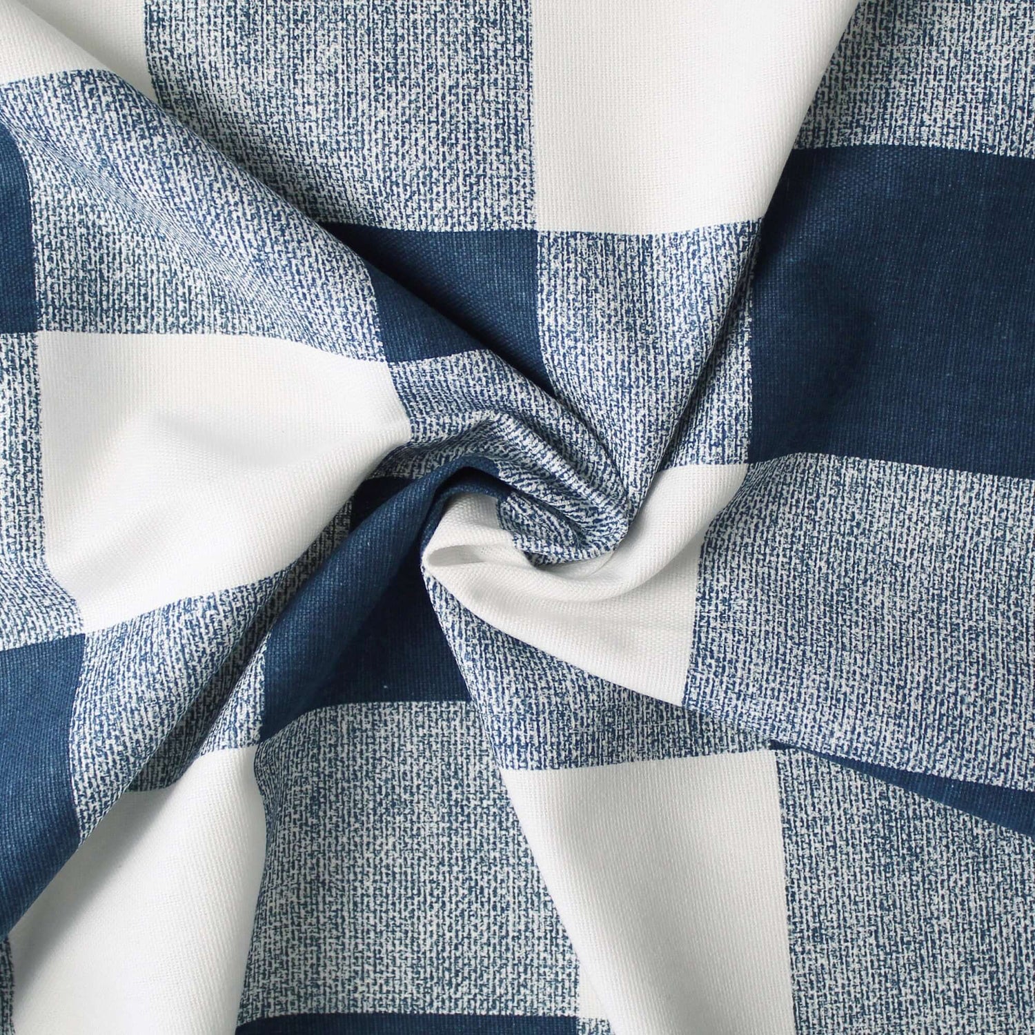 Housse de couette BANFF BUFFALO ( Marine / blanc ) - Par Colcha Linens - Literie - Déco et moi