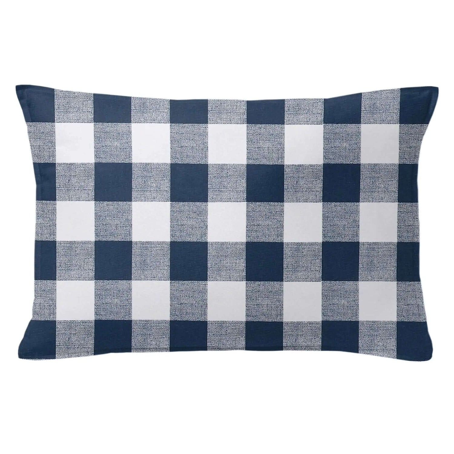 Housse de couette BANFF BUFFALO ( Marine / blanc ) - Par Colcha Linens - Housse de couette Colcha Linens - Literie-Déco et moi 