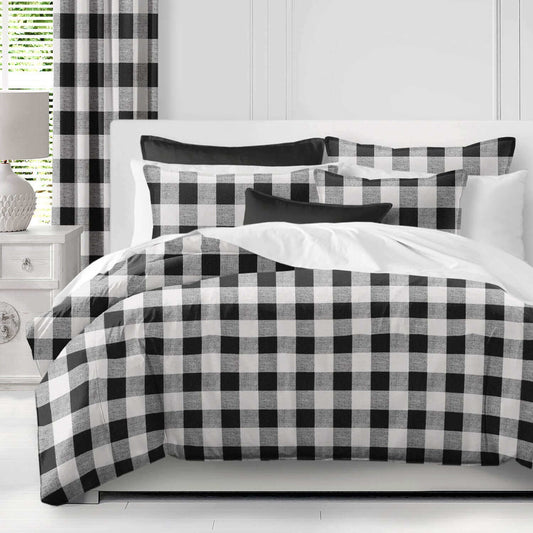 Housse de couette BANFF BUFFALO ( Noir / blanc ) - Par Colcha Linens - Housse de couette Colcha Linens - $61.95! Literie-Déco et moi 