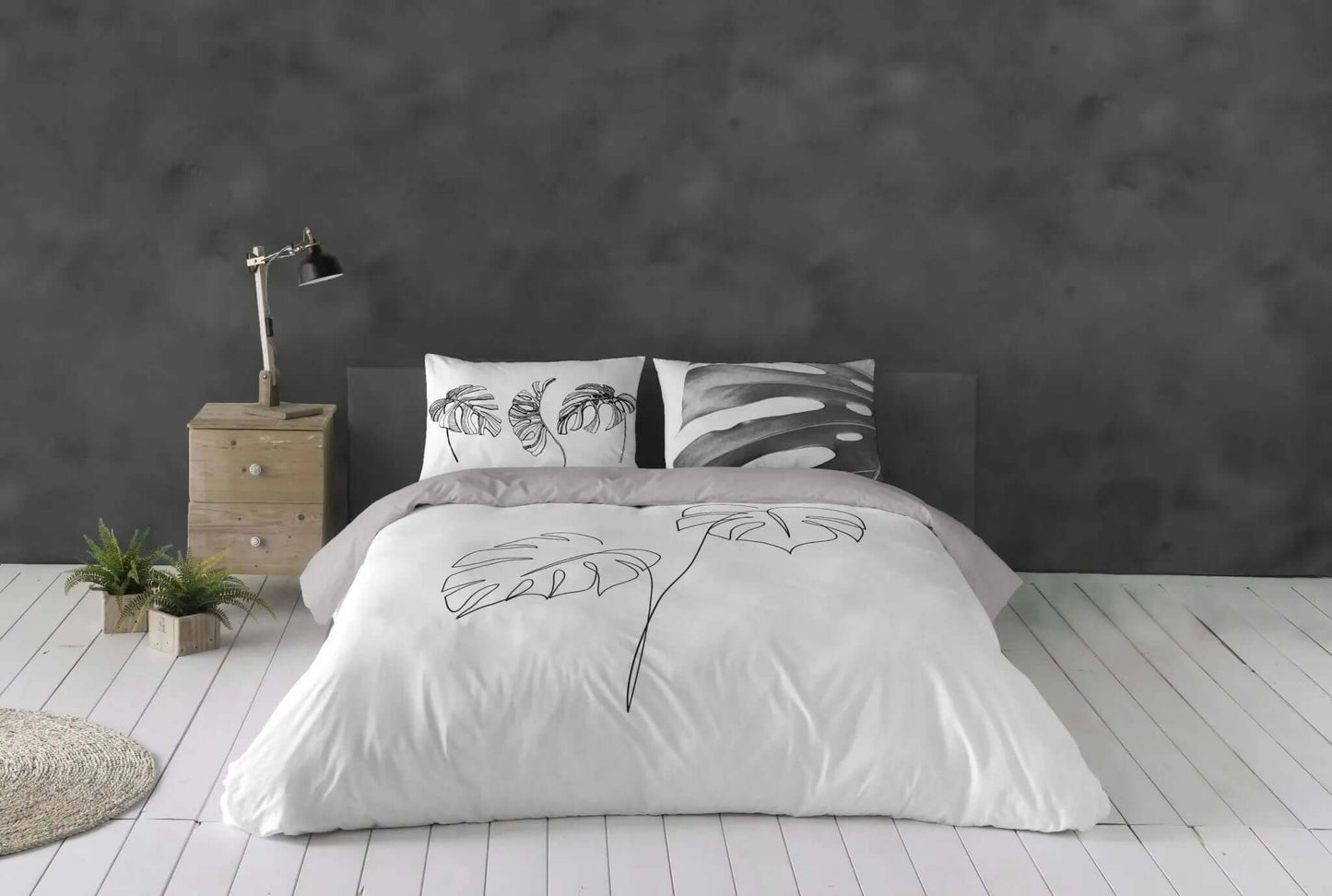Housse de couette BLANCA - Housse de couette gouchee - Literie-Déco et moi 