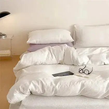 Housse de couette DCL ( Blanc ) - Housse de couette Livia - Literie-Déco et moi 