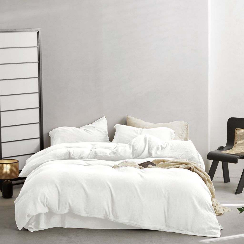 Housse de couette DCL ( Blanc ) - Housse de couette Livia - Literie-Déco et moi 