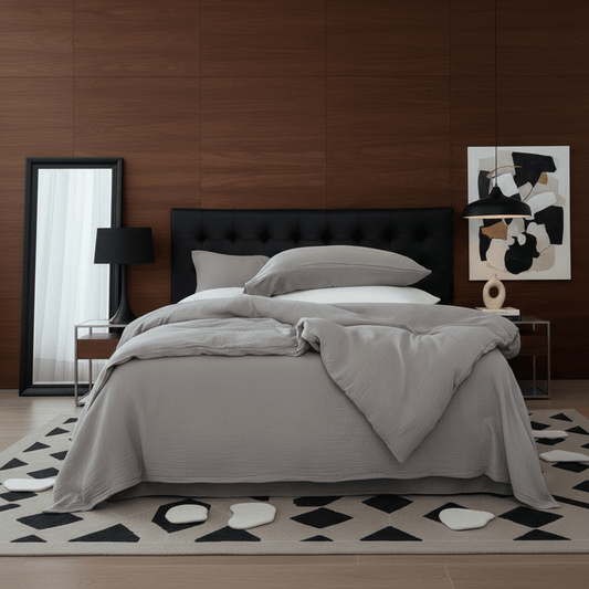 Housse de couette DCL ( Gris ) - Housse de couette Livia - $249.95! Literie-Déco et moi 