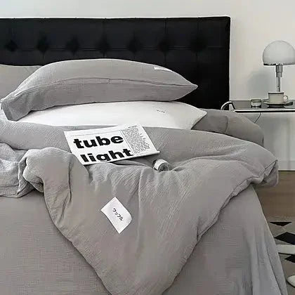 Housse de couette DCL ( Gris ) - Literie - Déco et moi