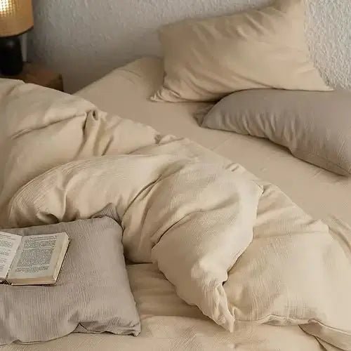 Housse de couette DCL ( Naturel ) - Housse de couette Livia - Literie-Déco et moi 