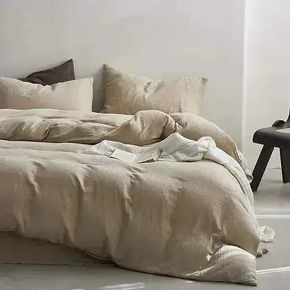 Housse de couette DCL ( Naturel ) - Housse de couette Livia - Literie-Déco et moi 