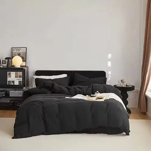 Housse de couette DCL ( Noir ) - Housse de couette Livia - $249.95! Literie-Déco et moi 