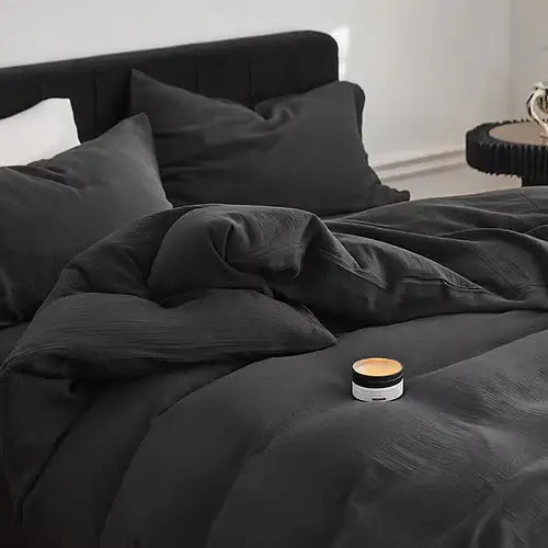 Housse de couette DCL ( Noir ) - Housse de couette Livia - Literie-Déco et moi 