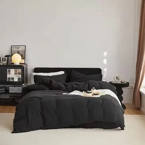 Housse de couette DCL ( Noir ) - Literie - Déco et moi