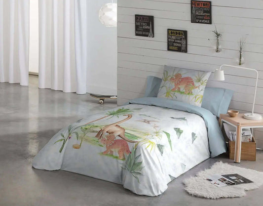 Housse de couette DINOSAURE - Housse de couette enfant gouchee - $139.95! Literie-Déco et moi 