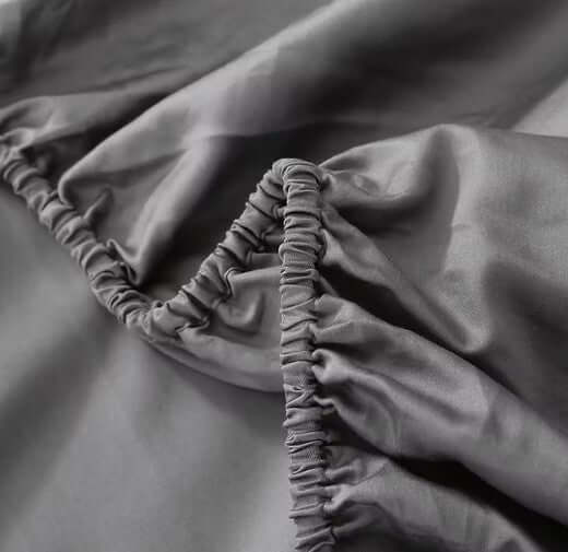 Housse de couette en coton égyptien (300 fils) - Gris Charcoal - Housse de couette Literie & Déco et moi - Literie-Déco et moi 