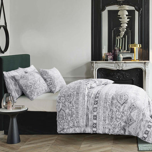 Housse de couette en coton et lin RIVA - Literie - Déco et moi