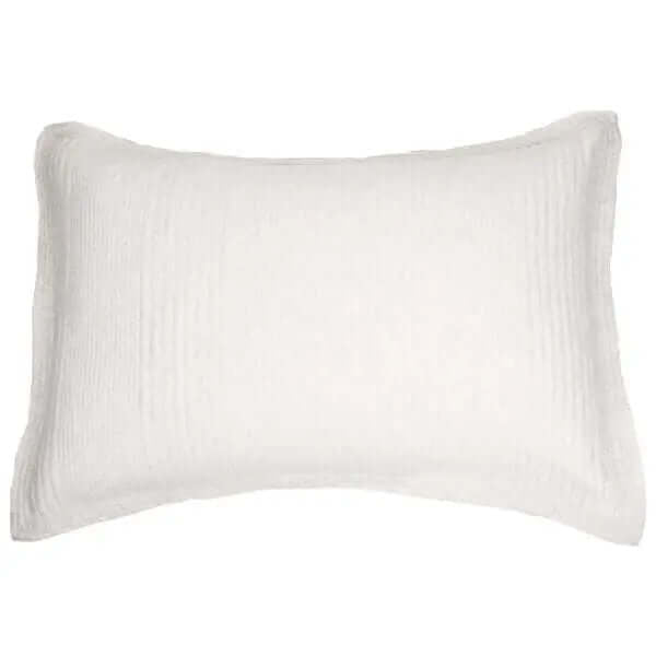 Housse de couette en coton piqué crème SUITE- Par Brunelli - Housse de couette Brunelli - Literie-Déco et moi 
