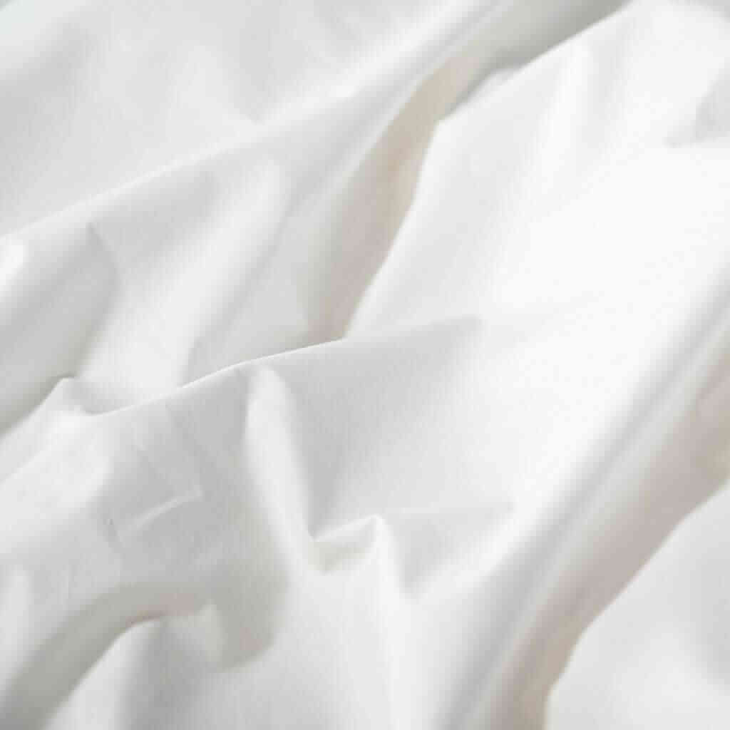 Housse de couette en percale bioloqique ( Blanc ) Housse de couette  ,disponible chez Literie-Déco et moi 