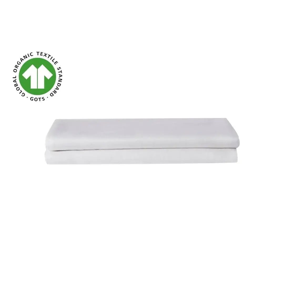 Housse de couette en percale bioloqique ( Blanc ) Housse de couette  ,disponible chez Literie-Déco et moi 