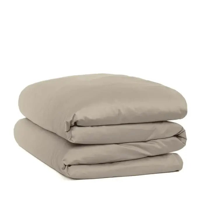 Housse de couette en percale de coton DUNES ( gris ) Housse de couette  ,disponible chez Literie-Déco et moi 
