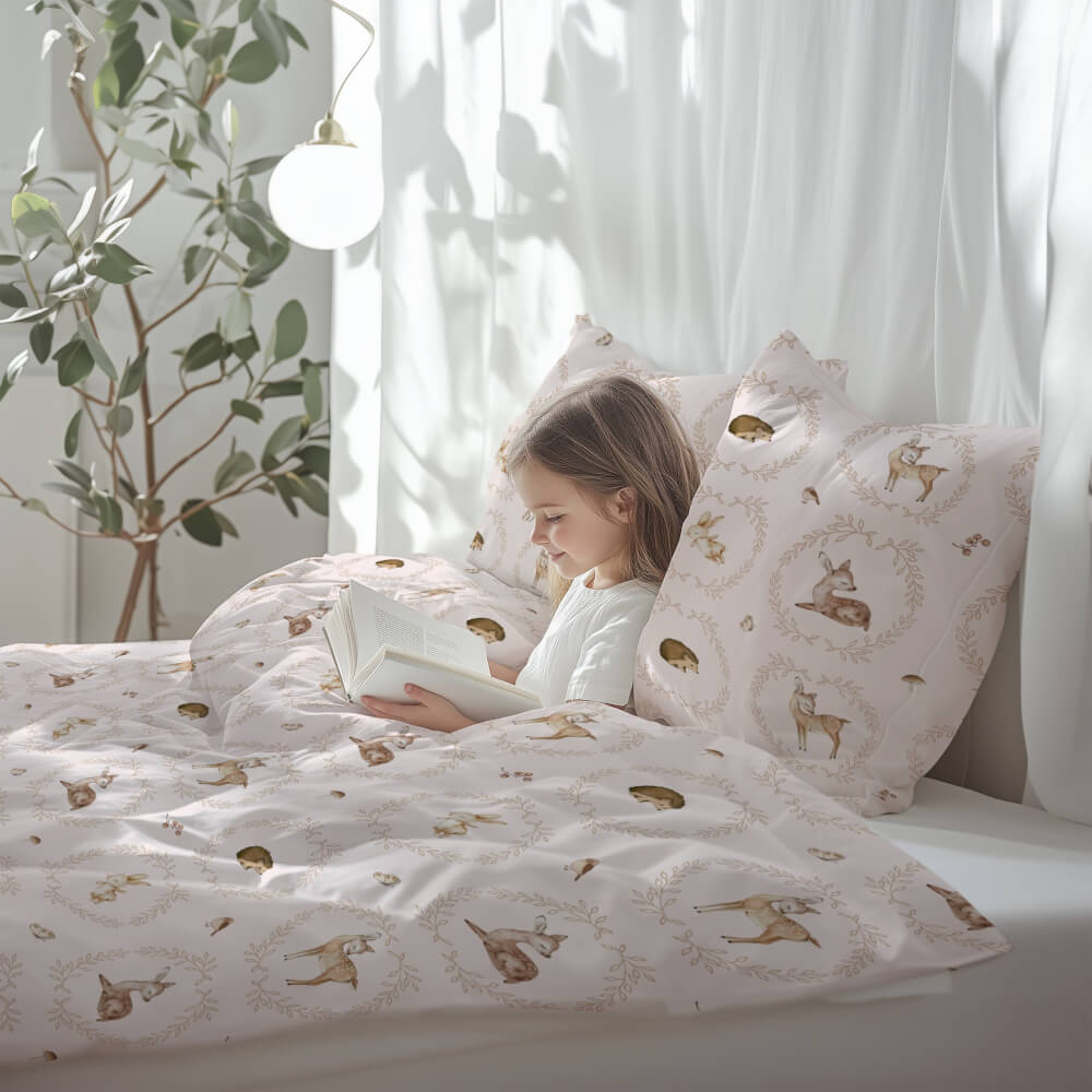 ( Fait au Québec) Ensemble housse de couette - Élégance naturelle - housses de couette enfants Atelier la Fée - Literie-Déco et moi 