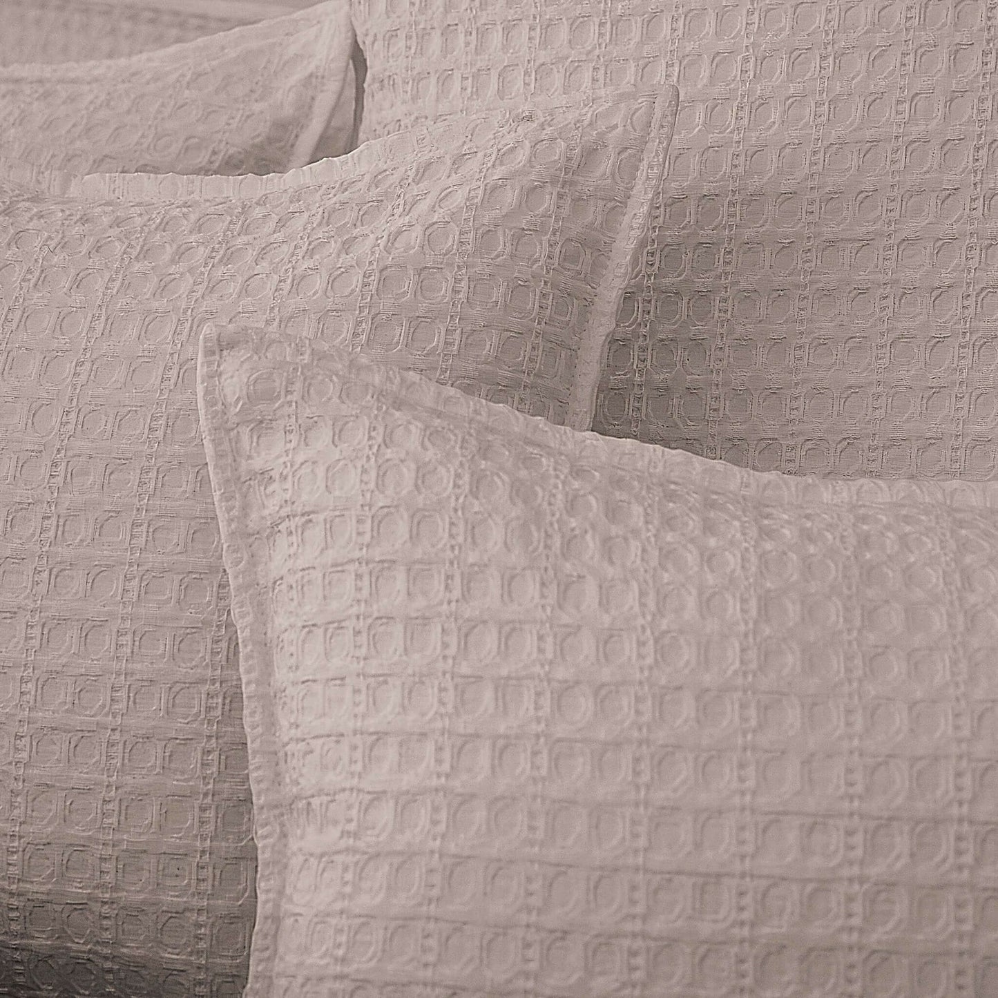Housse de couette gaufrée HONEYCOMB ( Naturel ) - Par Colcha Linens - Literie - Déco et moi