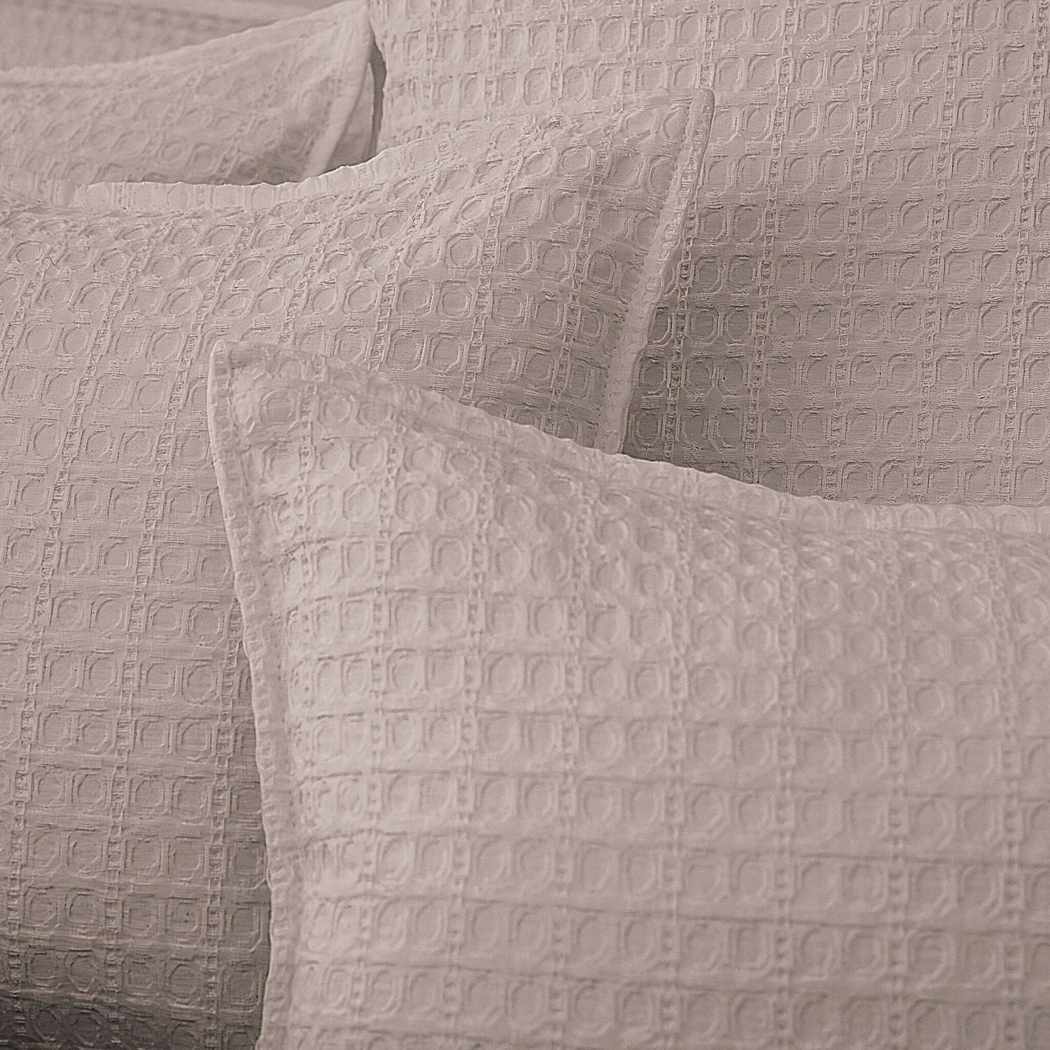 Housse de couette gaufrée HONEYCOMB ( Naturel ) - Par Colcha Linens - Literie - Déco et moi