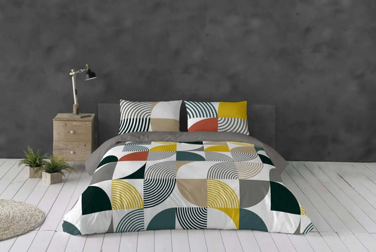 Housse de couette HELSINKI - Housse de couette gouchee - $229.95! Literie-Déco et moi 
