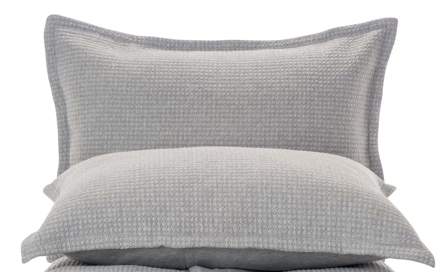 Housse de couette jersey gris piquée RUSTIC - Par Brunelli - Literie - Déco et moi