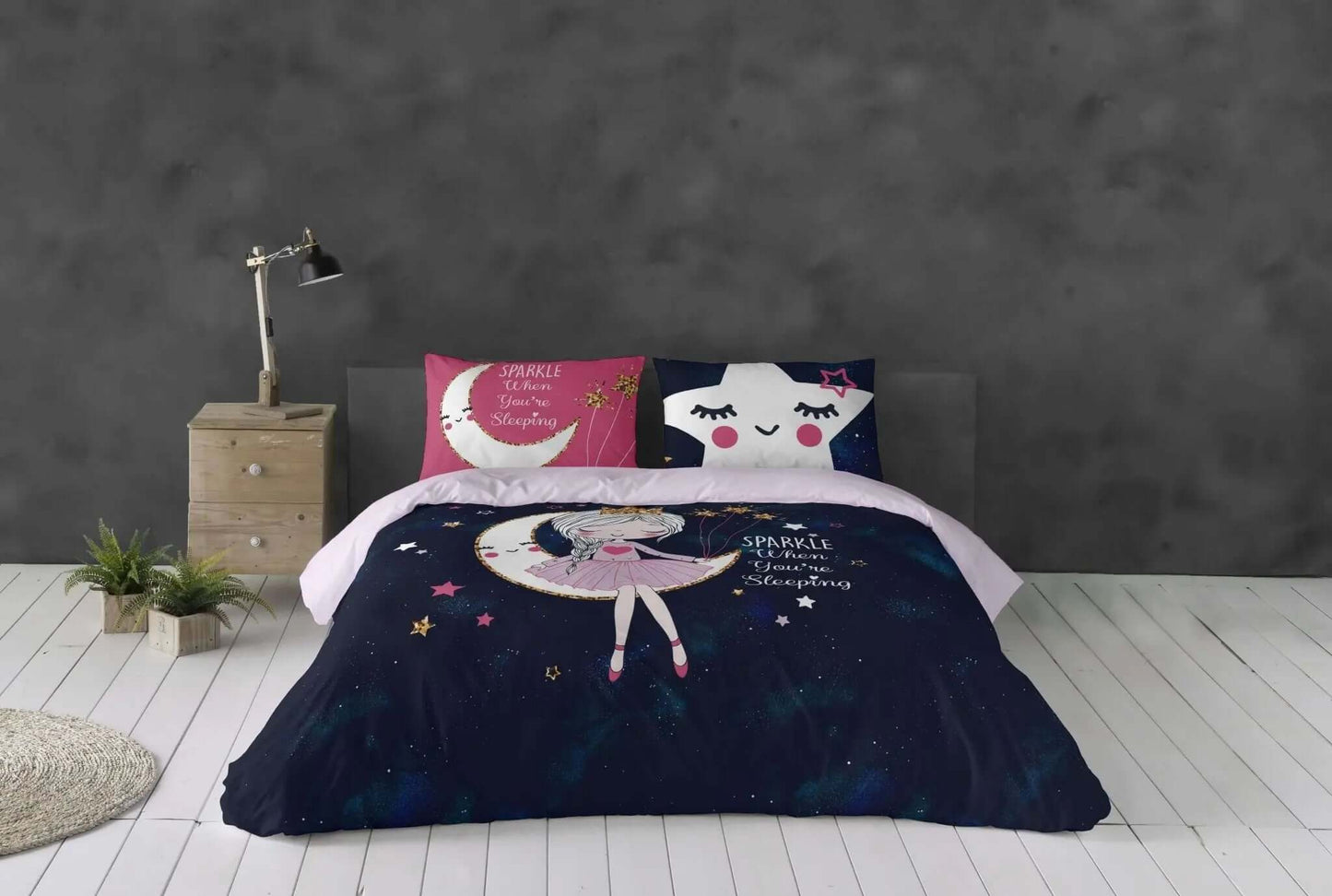 Housse de couette LESHA - Housse de couette enfant gouchee - Literie-Déco et moi 