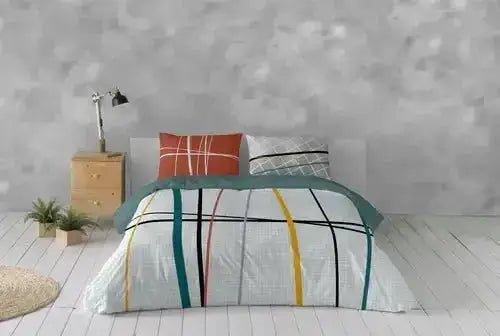 Housse de couette MEMPHIS - Housse de couette gouchee - $199.95! Literie-Déco et moi 