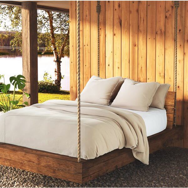 Housse de couette MUSLIN ( Avoine ) - Par Brunelli - Literie - Déco et moi