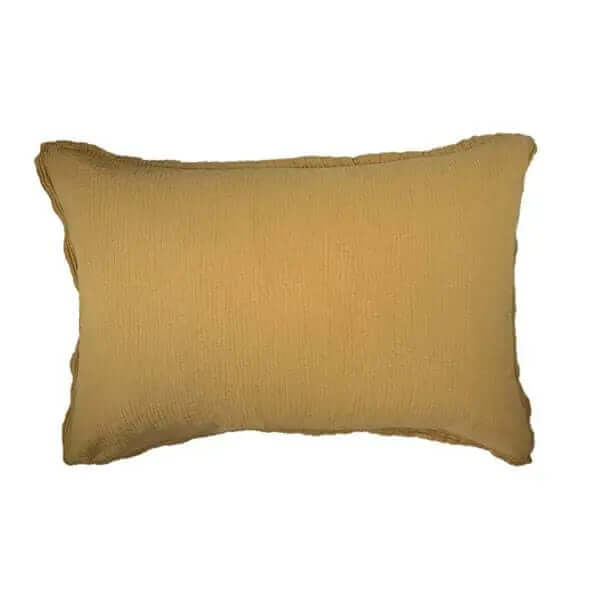 Housse de couette MUSLIN ( JAUNE )- Par Brunelli - Housse de couette Brunelli - Literie-Déco et moi 