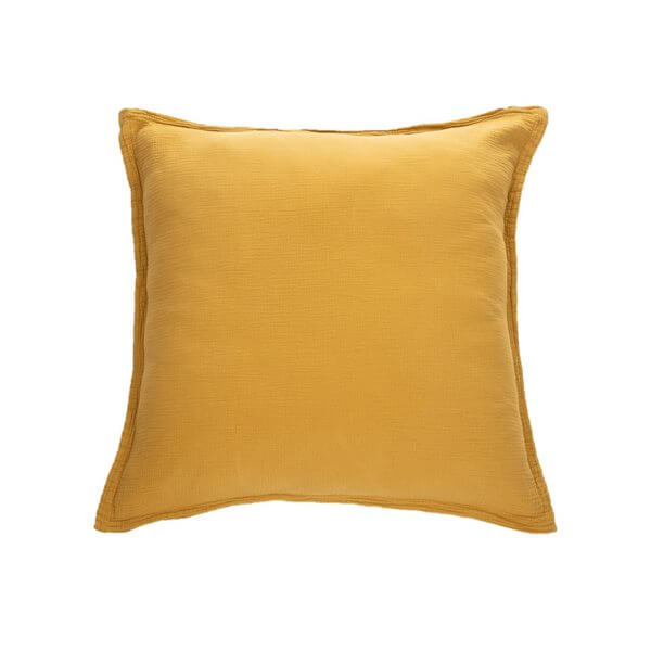 Housse de couette MUSLIN ( JAUNE )- Par Brunelli Housse de couette  ,disponible chez Literie-Déco et moi 