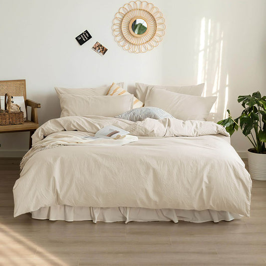 Housse de couette NATURE ( Beige ) - Housse de couette Livia - $189.95! Literie-Déco et moi