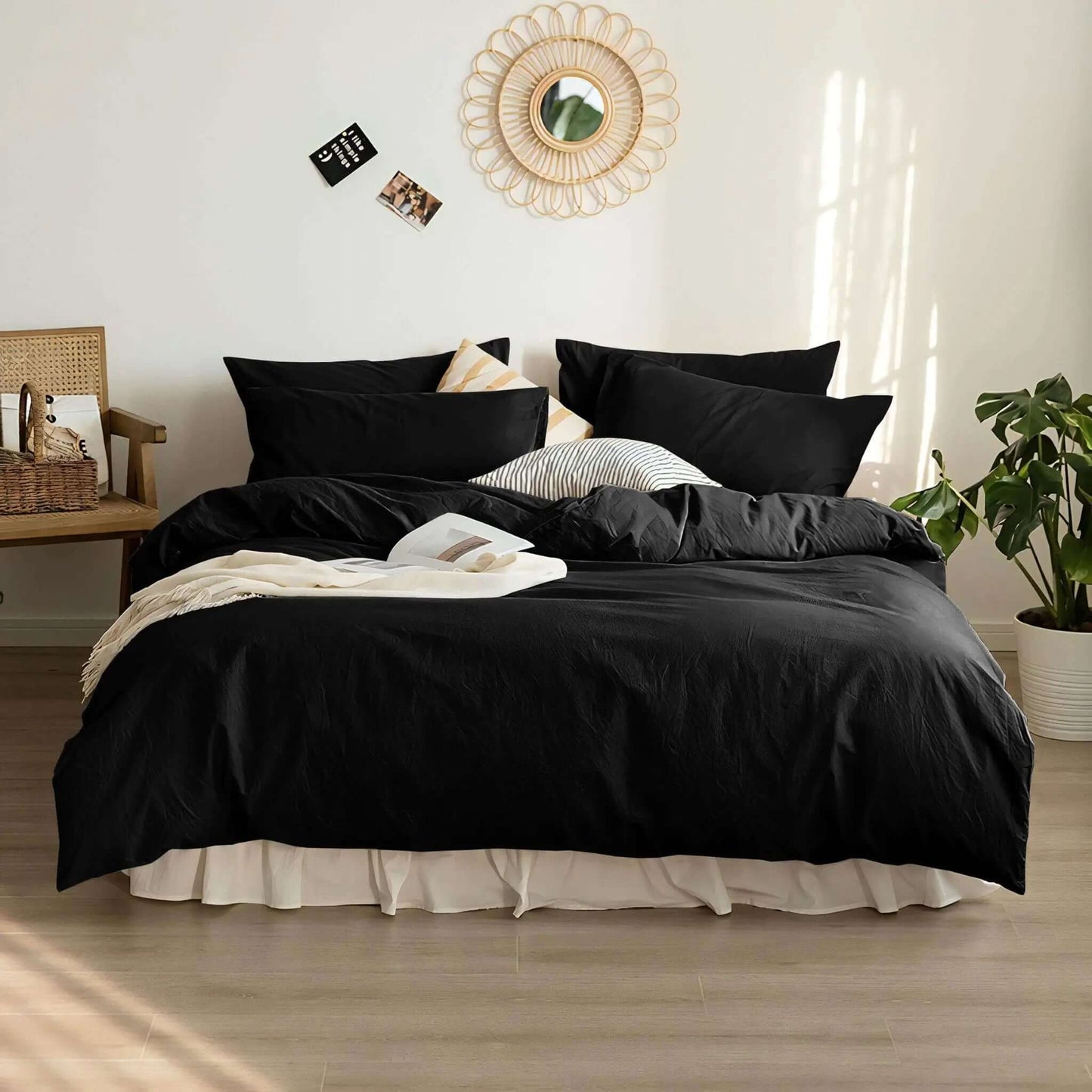 Housse de couette NATURE ( Noire ) - Housse de couette Livia - $189.95! Literie-Déco et moi 