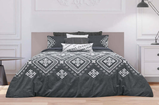 Housse de couette NÉVILLE - Housse de couette rjs trading - $164.99! Literie-Déco et moi 