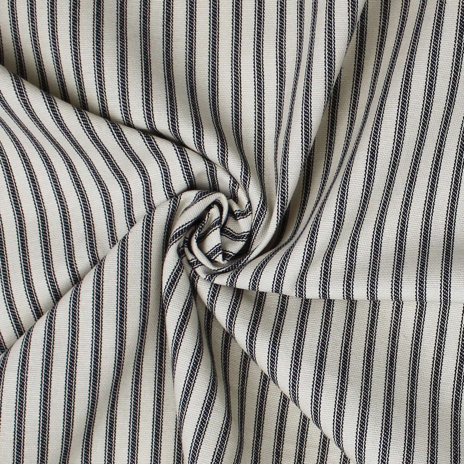 Housse de couette RAYURES CLASSIQUES ( Noir / Lin ) - Par Colcha Linens - Literie - Déco et moi