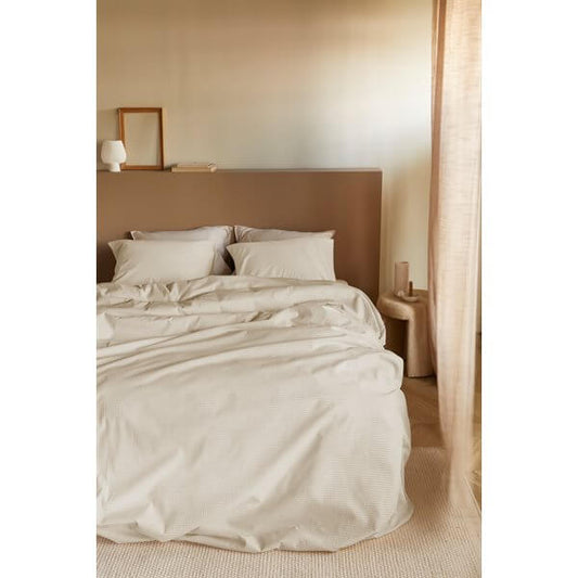 Housse de couette sable Waffle - Par Brunelli - Literie - Déco et moi