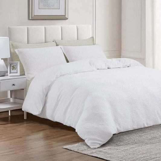 Housse de couette SOLENE ( blanc ) - Housse de couette Daniadown - $234.99! Literie-Déco et moi