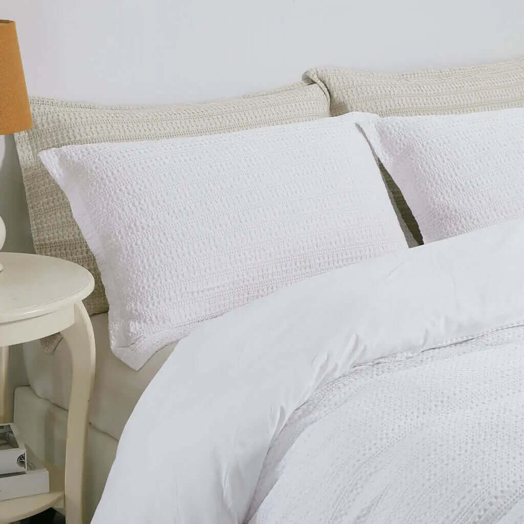 Housse de couette SOLENE ( blanc ) - Housse de couette Daniadown - Literie-Déco et moi 