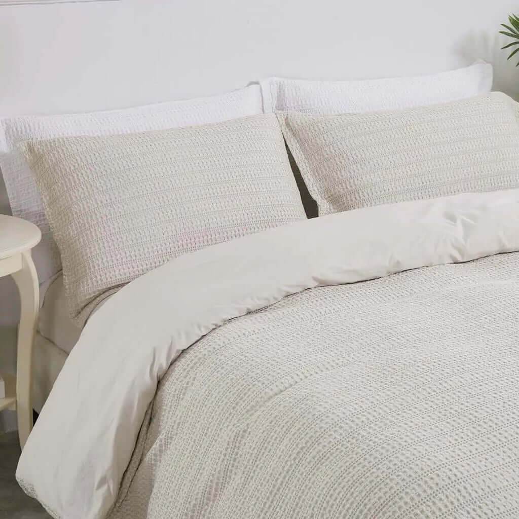 Housse de couette SOLENE ( naturel ) - Housse de couette Daniadown - Literie-Déco et moi 
