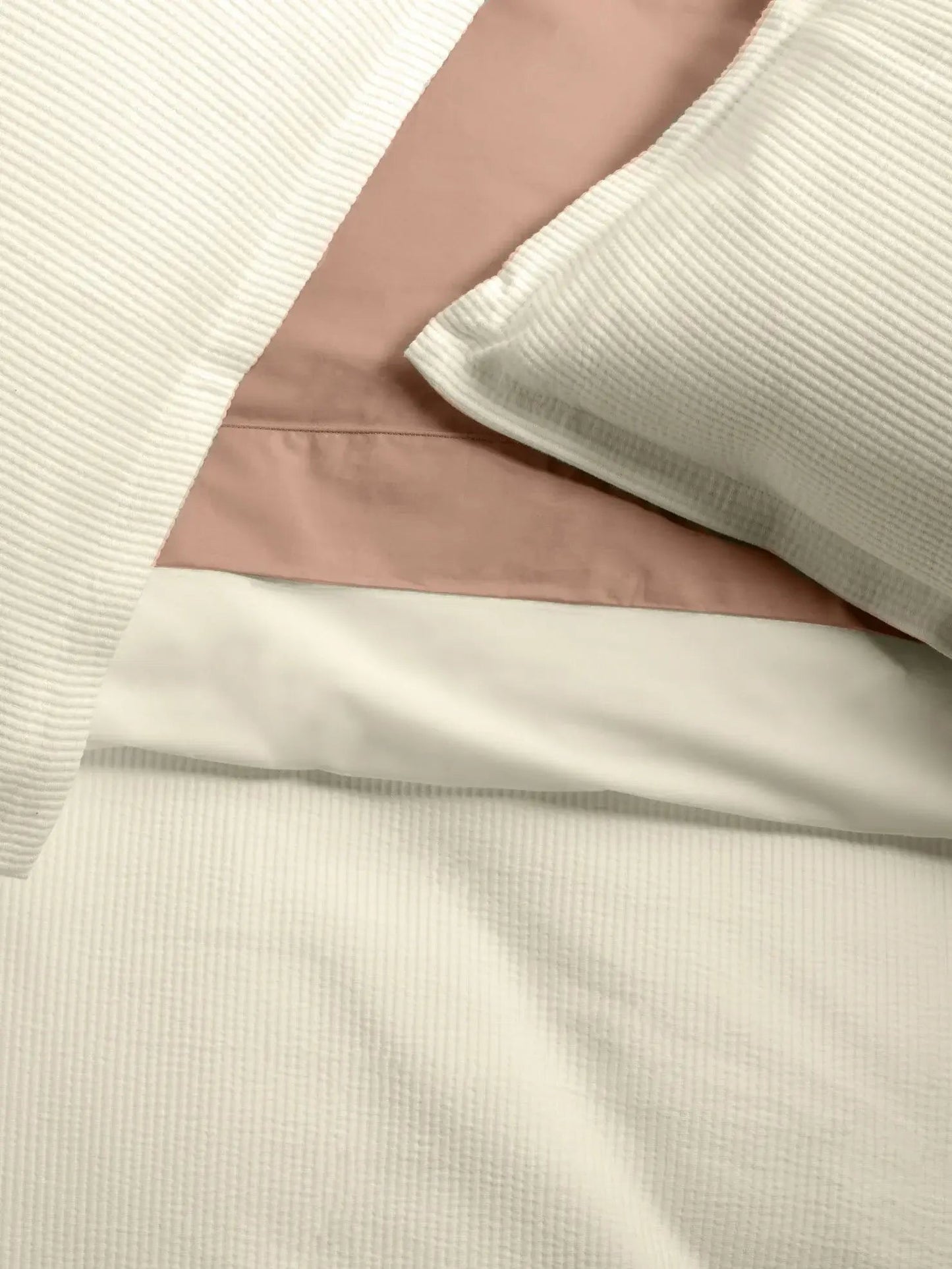 Housse de couette SOPHIA (en coton côtelé ) (Avoine ) Housse de couette  ,disponible chez Literie-Déco et moi 
