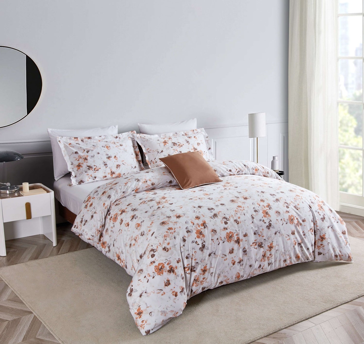 Ensemble de housse de couette ADALEE ( 4 pièces ) Housse de couette  ,disponible chez Literie-Déco et moi 