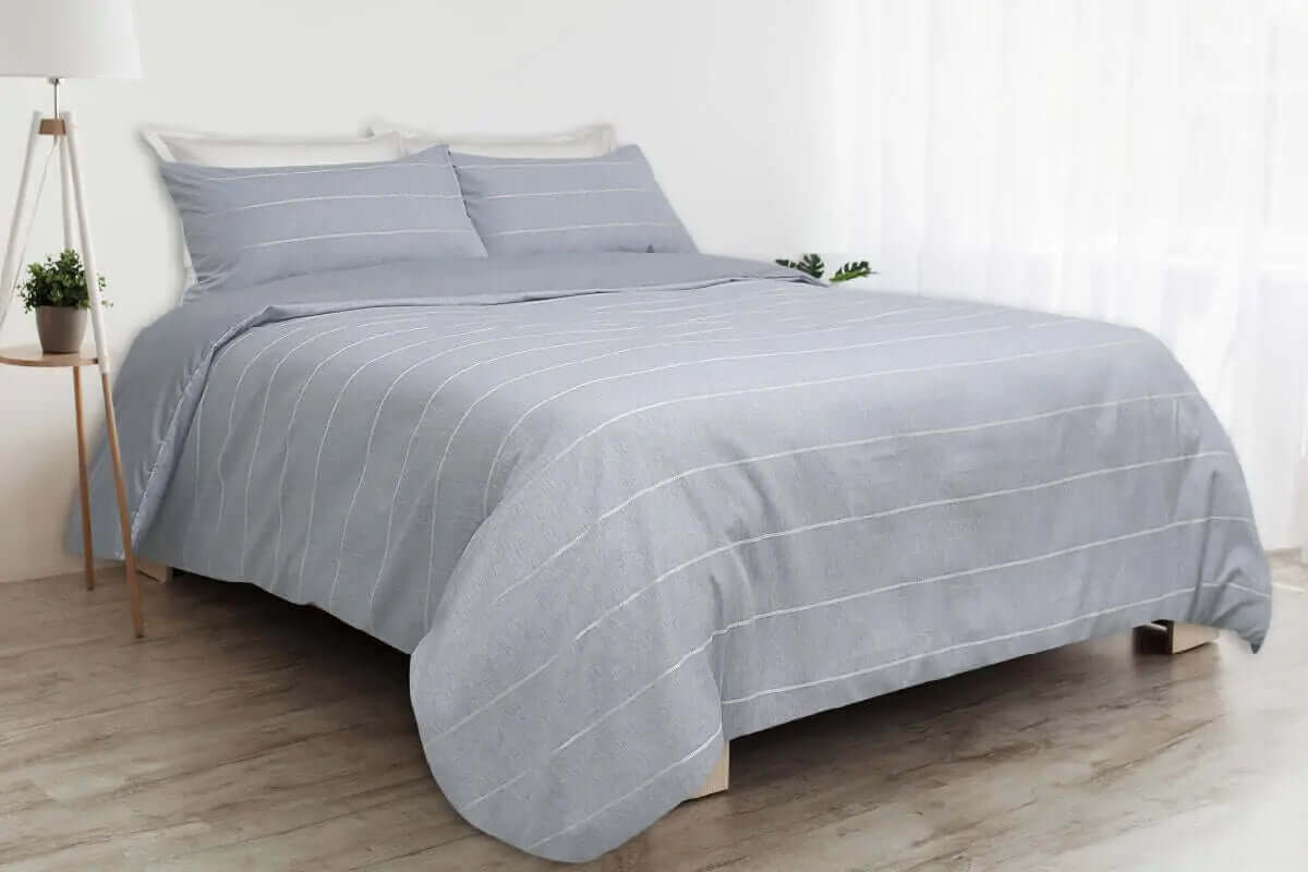 Housse de couette SUTHERLAND ( bleu ) - Housse de couette rjs trading - Literie-Déco et moi 
