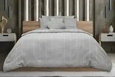 Housse de couette SUTHERLAND ( Gris ) - Housse de couette rjs trading - $79.99! Literie-Déco et moi 