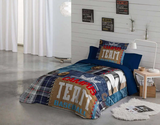 Housse de couette TEAM - Housse de couette enfant gouchee - $139.95! Literie-Déco et moi 
