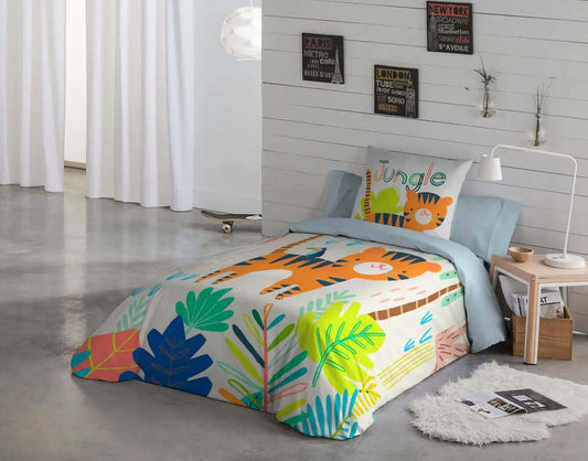 Housse de couette TIGER - Housse de couette enfant gouchee - $139.95! Literie-Déco et moi 