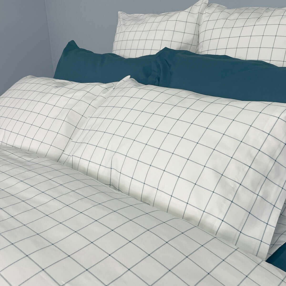 Housse de couette TUCKER MARINE ( Fait au Canada ) Housse de couette  ,disponible chez Literie-Déco et moi 