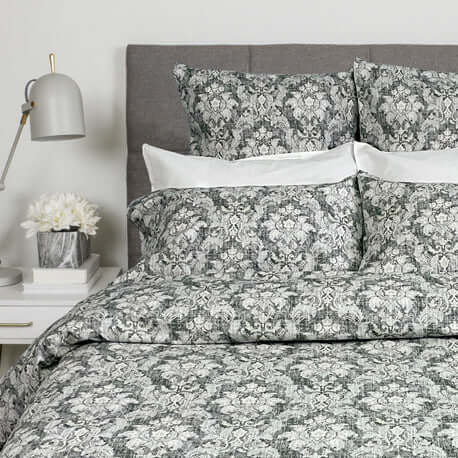Housse de couette VINTAGE DAMASK ( Fait au Canada ) - Literie - Déco et moi