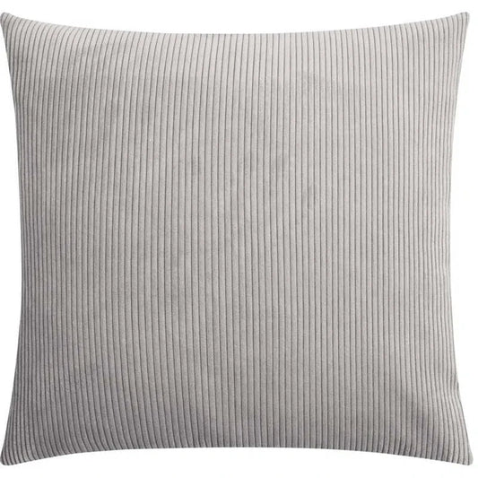 Housse de coussin carrée INGA  18'' x 18'' ( Gris argent ) coussins  ,disponible chez Literie-Déco et moi 